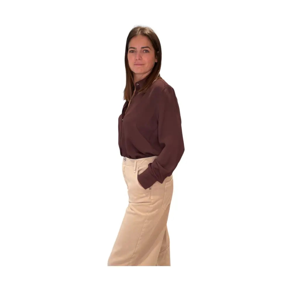 Camicia in viscosa con maniche lunghe Donna Imperial Imperial