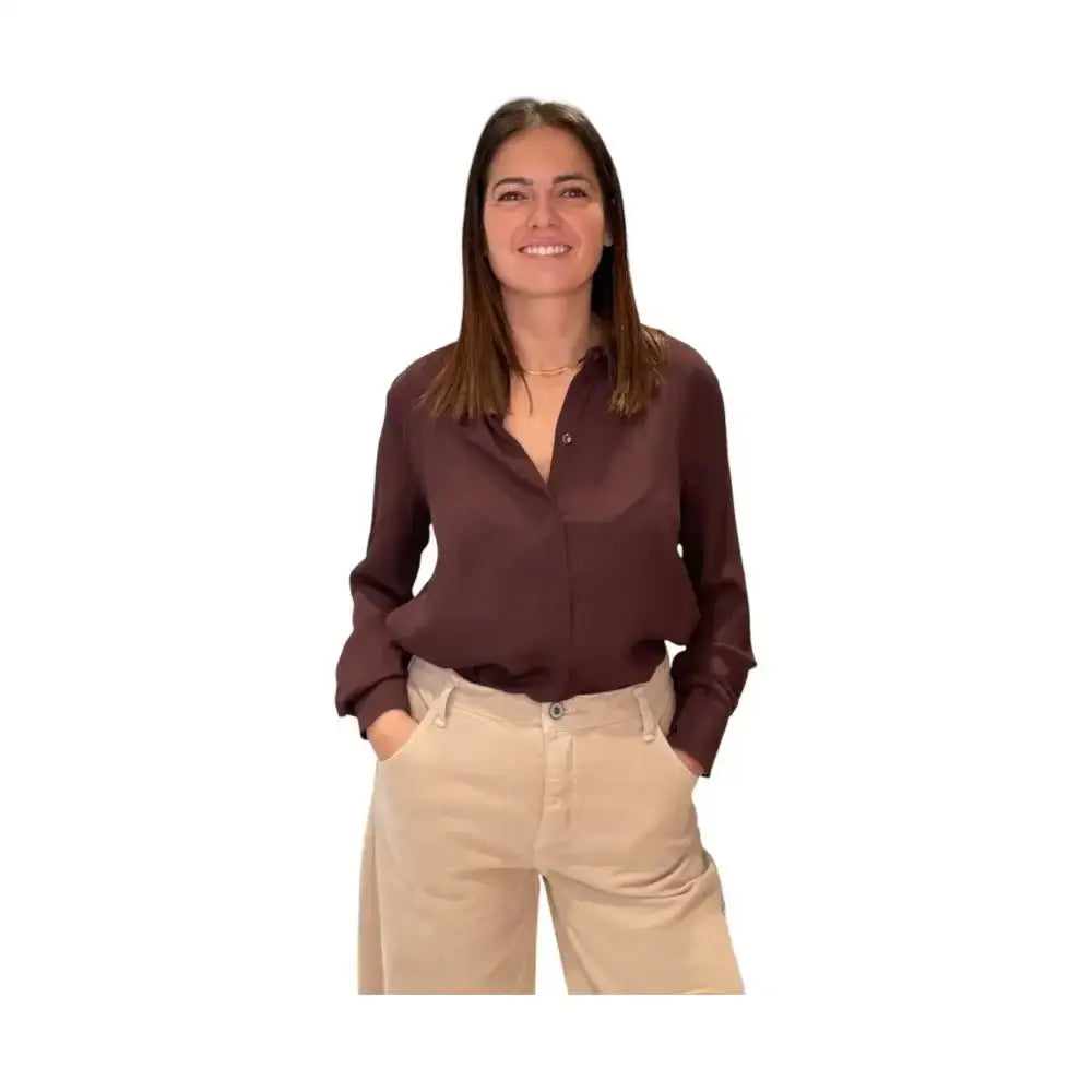 Camicia in viscosa con maniche lunghe Donna Imperial - Follower SRL