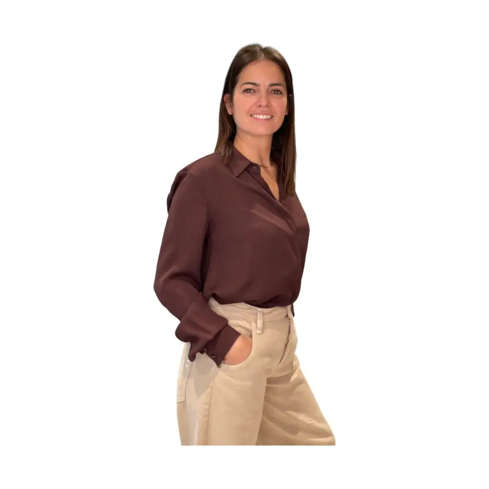 Camicia in viscosa con maniche lunghe Donna Imperial Imperial