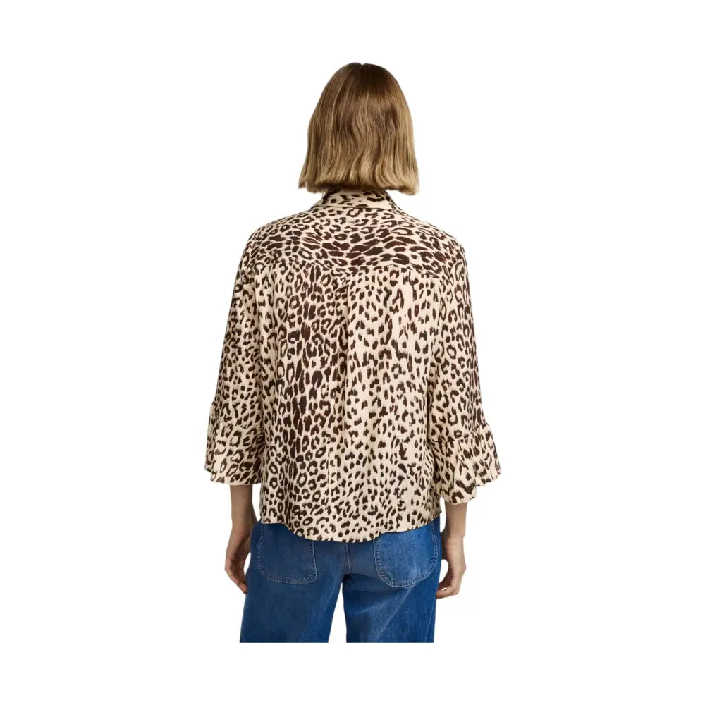 4 stampa animalier con collo classico Donna Please Please