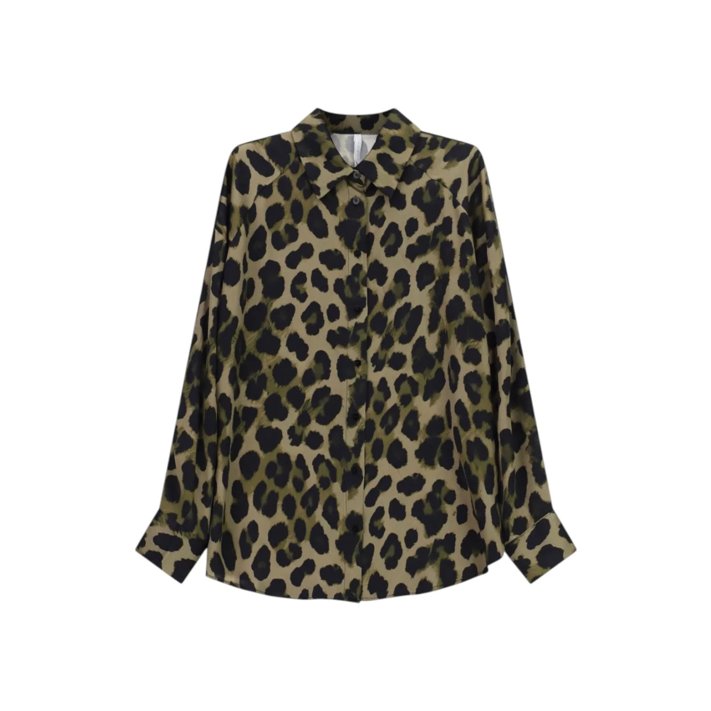 Camicia stampa animalier donna verde imperial - camicie