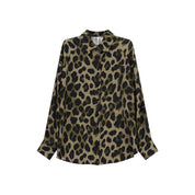 Camicia stampa animalier donna verde imperial - camicie