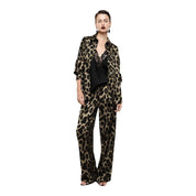 Camicia stampa animalier donna verde imperial - camicie