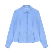 Camicia svasata con pince e colletto classico Donna Please - Follower SRL