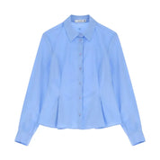 Camicia svasata con pince e colletto classico Donna Please Please