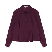 Camicia svasata con pince e colletto classico Donna Please Please