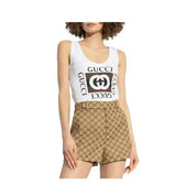 Canotta a coste Donna Gucci stampa gucci - Follower SRL