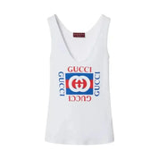 Canotta a coste Donna Gucci stampa gucci - Follower SRL