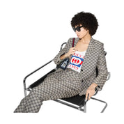 Canotta a coste Donna Gucci stampa gucci Gucci