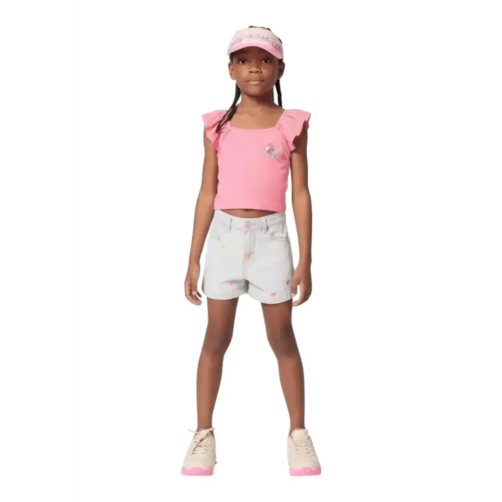 Canotta con spalline arricciate Bambina Billieblush - Follower SRL