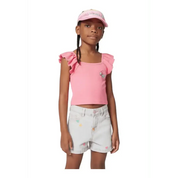 Canotta con spalline arricciate Bambina Billieblush - Follower SRL