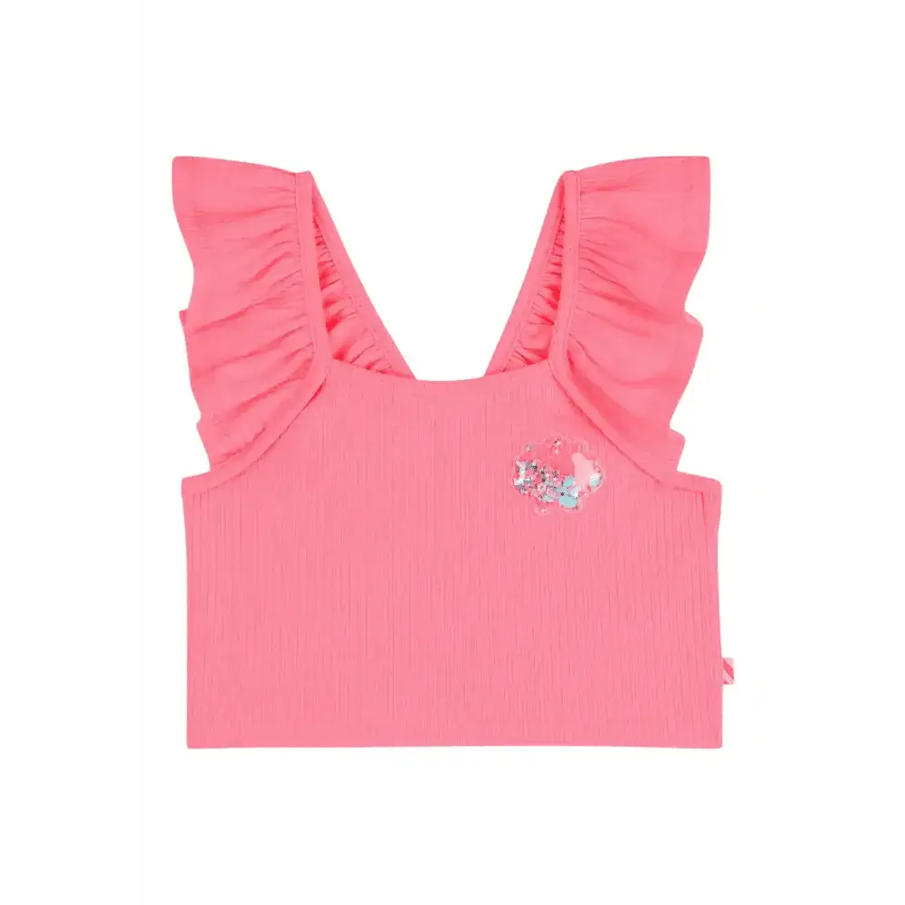 Canotta con spalline arricciate Bambina Billieblush - Follower SRL