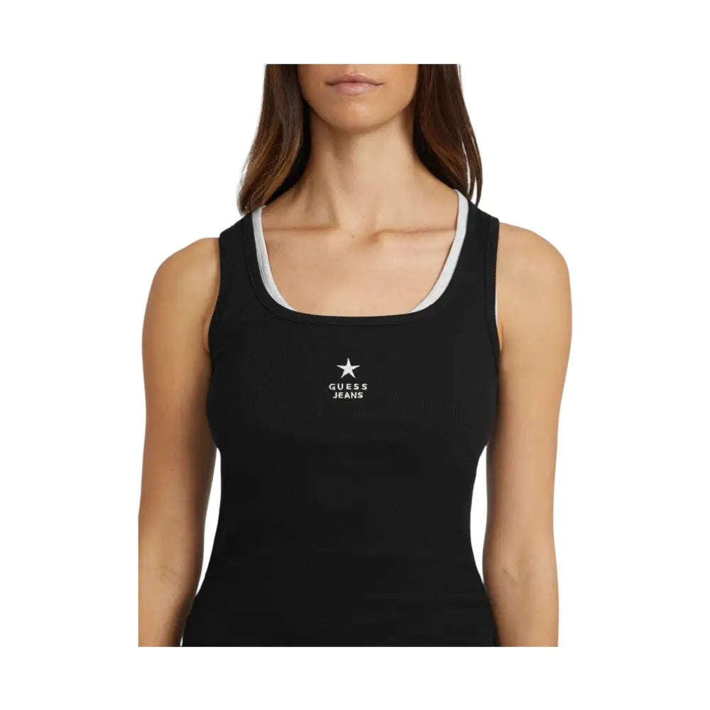 Canotta con stella ricamata Donna Guess Jeans Guess Jeans