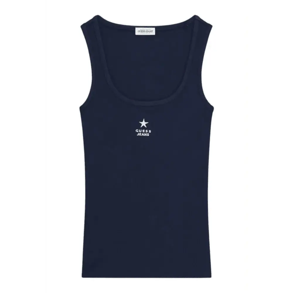 Canotta con stella ricamata Donna Guess Jeans - Follower SRL