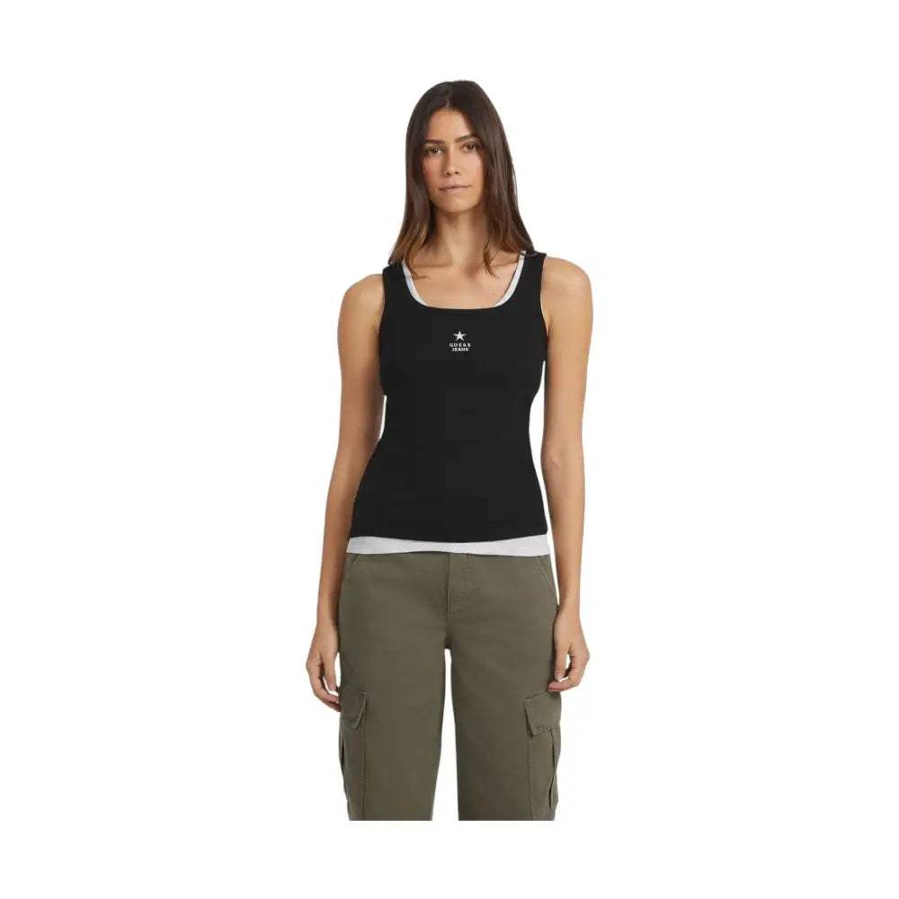 Canotta con stella ricamata Donna Guess Jeans Guess Jeans