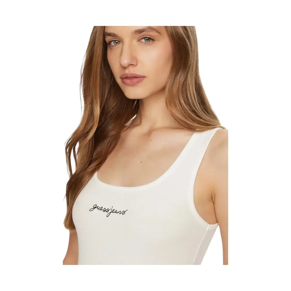 Canotta Donna Guess Jeans a costine Guess Jeans