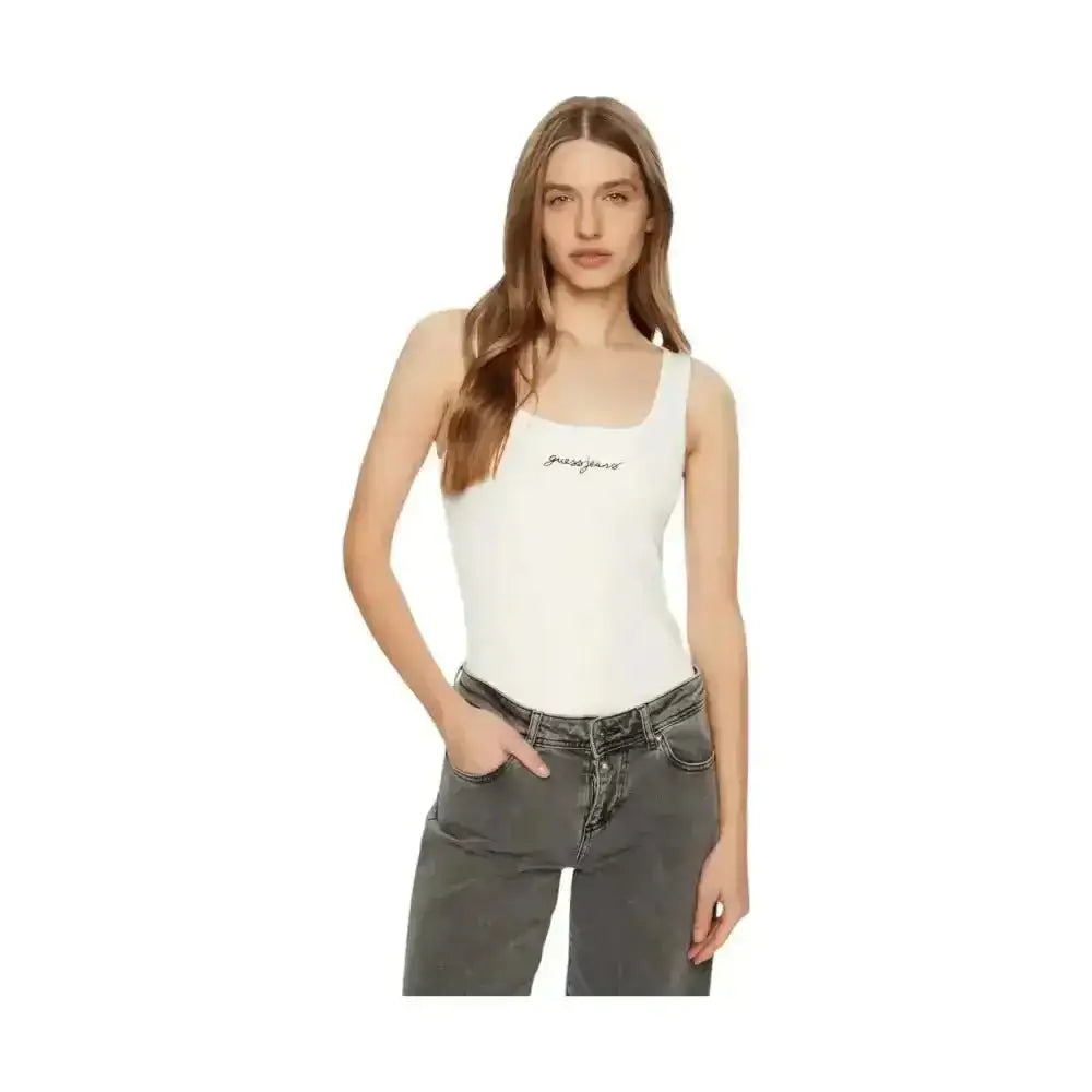 Canotta Donna Guess Jeans a costine - Follower SRL