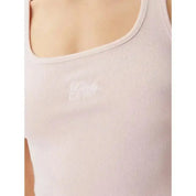 Canotta Donna Guess Jeans vestibilità slim con logo ricamato - Follower SRL