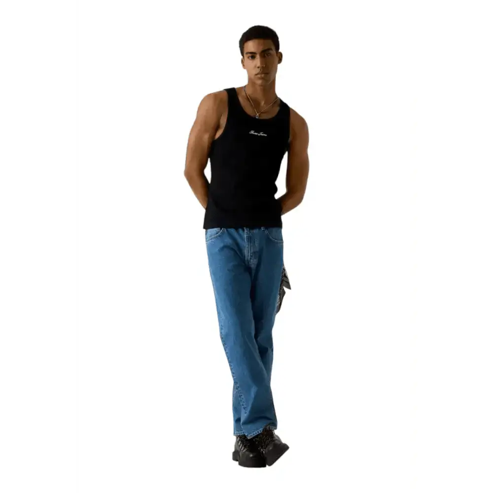 Canotta slim fit a costine Uomo Guess Jeans - Follower SRL