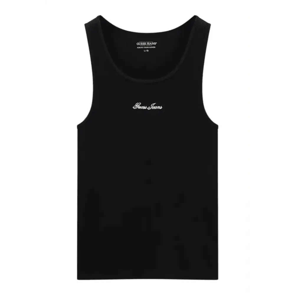 Canotta slim fit a costine Uomo Guess Jeans - Follower SRL