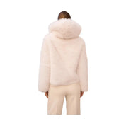 Cappotto corto in finta pelliccia a pelo lungo con cappuccio Donna Attentif Paris Attentif Paris