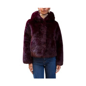 Cappotto corto in finta pelliccia a pelo lungo con cappuccio Donna Attentif Paris Attentif Paris