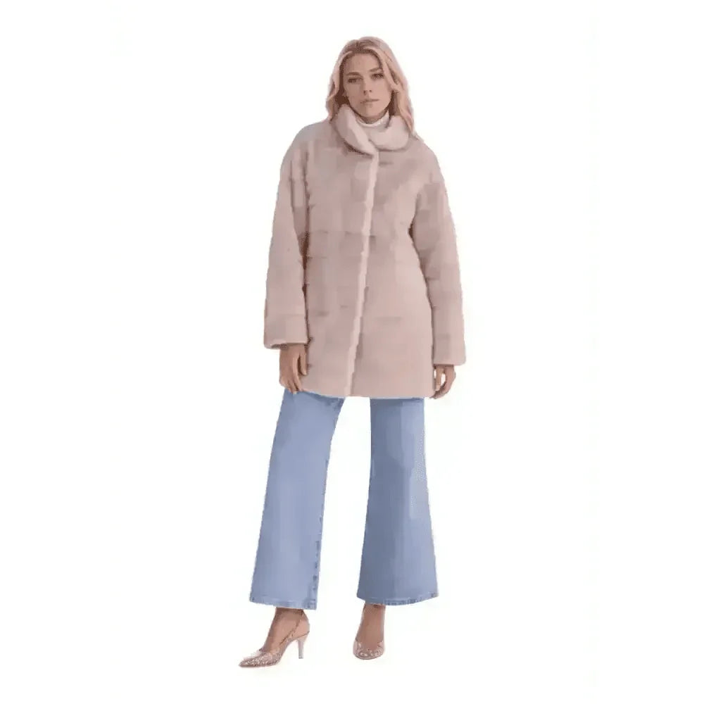 Cappotto in pelliccia di media lunghezza Donna Frime - Follower SRL