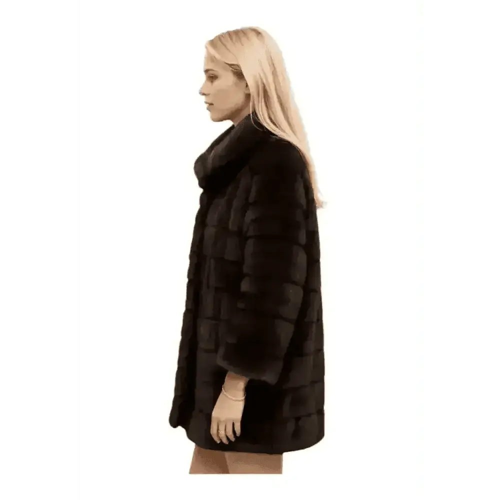 Cappotto in pelliccia di media lunghezza Donna Frime - Follower SRL