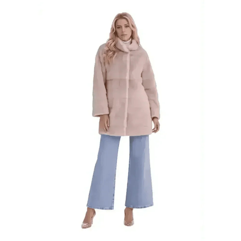 Cappotto in pelliccia di media lunghezza Donna Frime - Follower SRL
