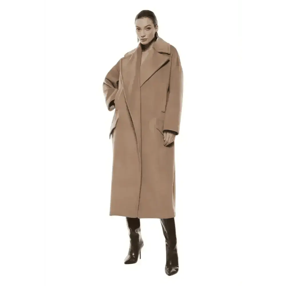 Cappotto over con maxi revers e tasche Donna Imperial - Follower SRL