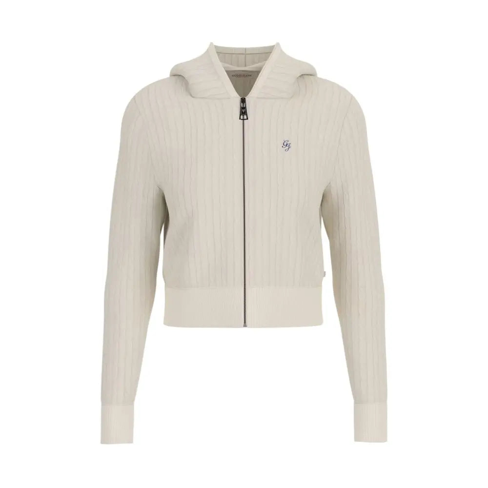 Cardigan in maglia a trecce con cappuccio Donna Guess Jeans Guess Jeans
