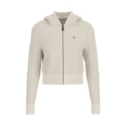 Cardigan in maglia a trecce con cappuccio Donna Guess Jeans Guess Jeans