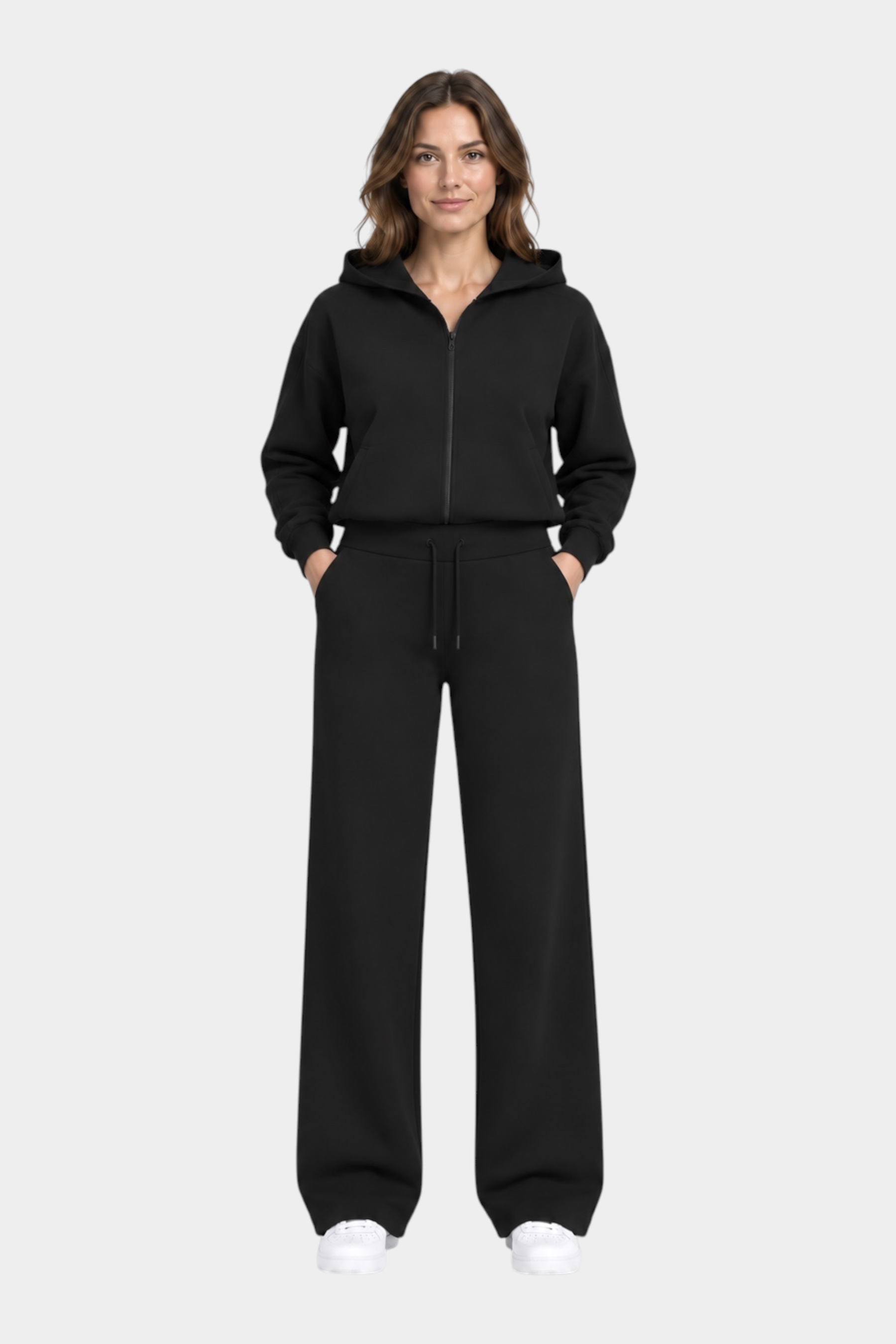 Pantaloni jogger Donna Nero GUESS