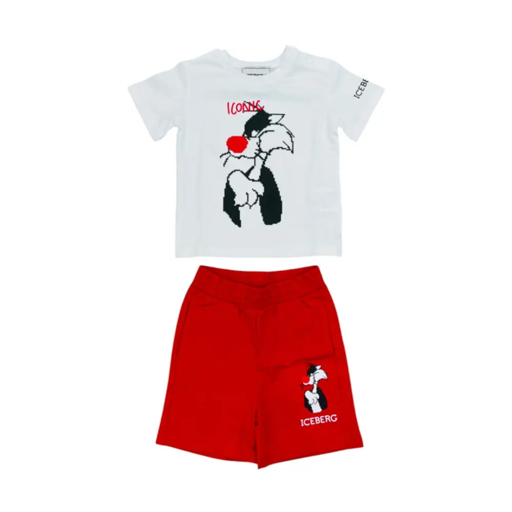 Completo 2 pezzi Bambino Iceberg T-shirt + shorts Iceberg
