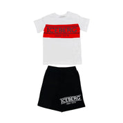 Completo 2 pezzi Bambino Iceberg T-shirt + shorts Iceberg