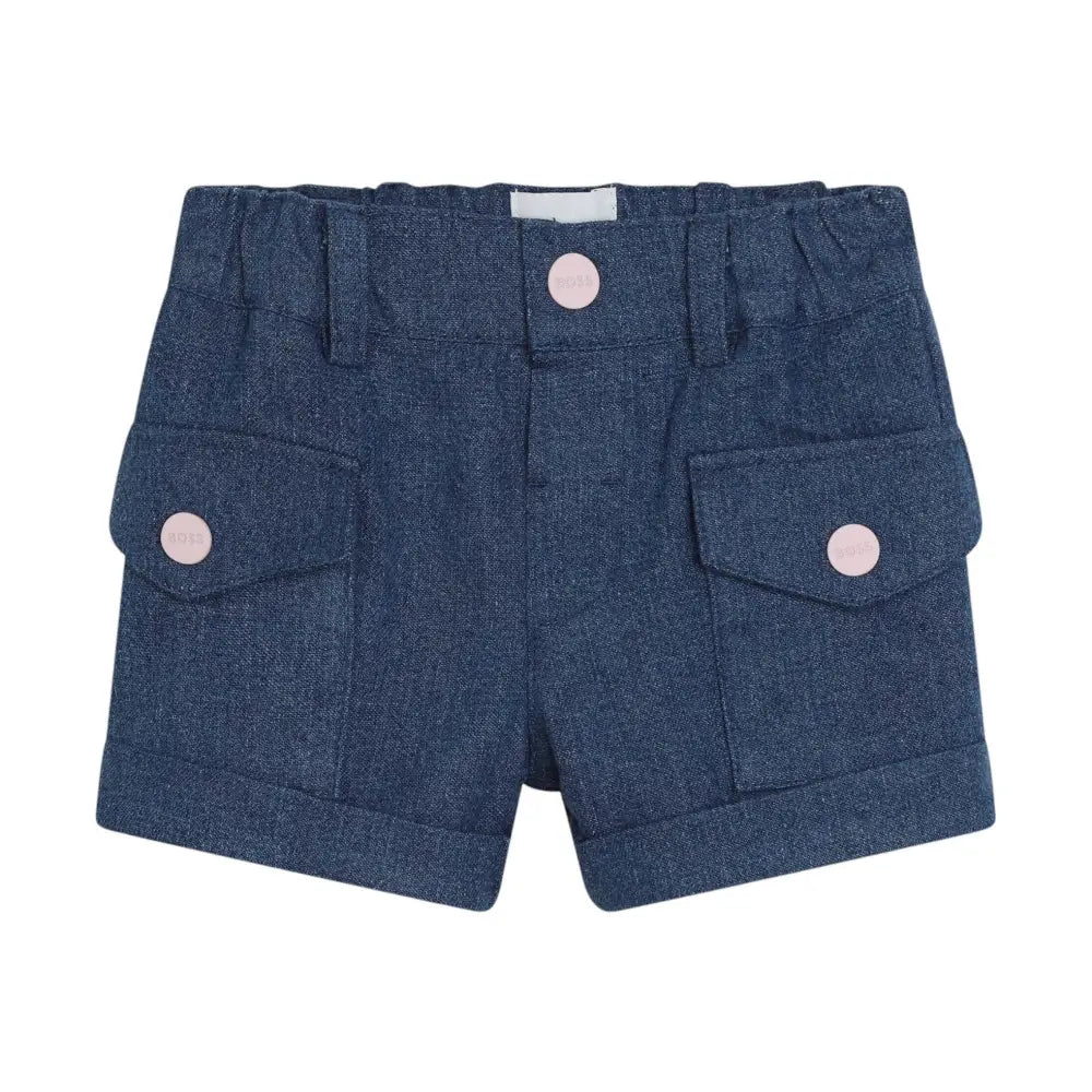 Completo Bambina Hugo Boss Set pantaloncini e canotta Hugo Boss