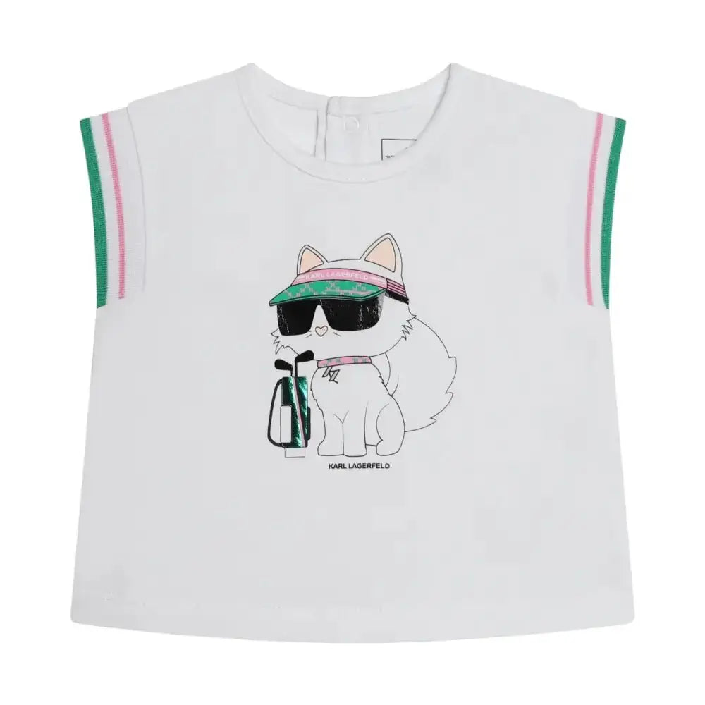 Completo Bambina Karl Lagerfeld Set pantaloncini e t-shirt - Follower SRL