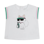 Completo Bambina Karl Lagerfeld Set pantaloncini e t-shirt - Follower SRL