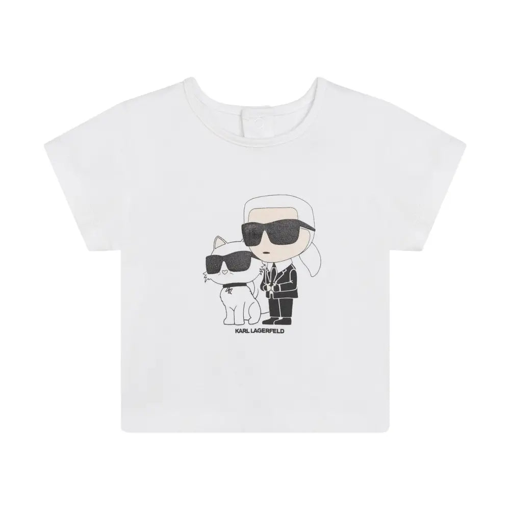 Completo Bambina Karl Lagerfeld Set t-shirt e leggings Karl Lagerfeld