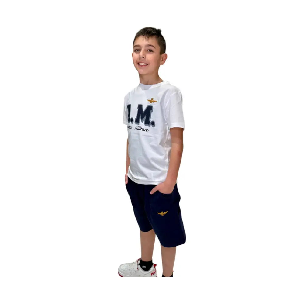 Completo Bambino Aeronautica Militare T-shirt e Shorts Aeronautica Militare