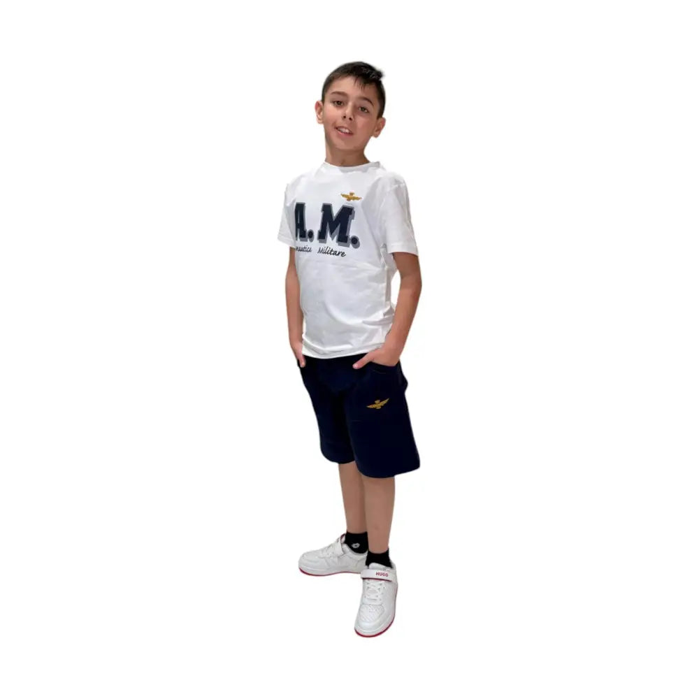 Completo Bambino Aeronautica Militare T-shirt e Shorts Aeronautica Militare