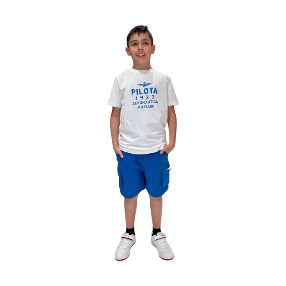 Completo Bambino Aeronautica Militare T-shirt e Shorts Aeronautica Militare