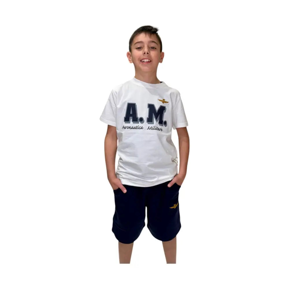 Completo Bambino Aeronautica Militare T-shirt e Shorts Aeronautica Militare