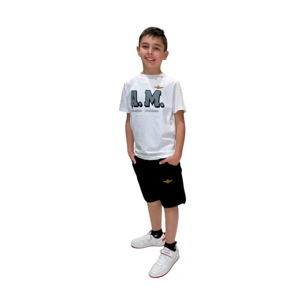 Completo Bambino Aeronautica Militare T-shirt e Shorts Aeronautica Militare