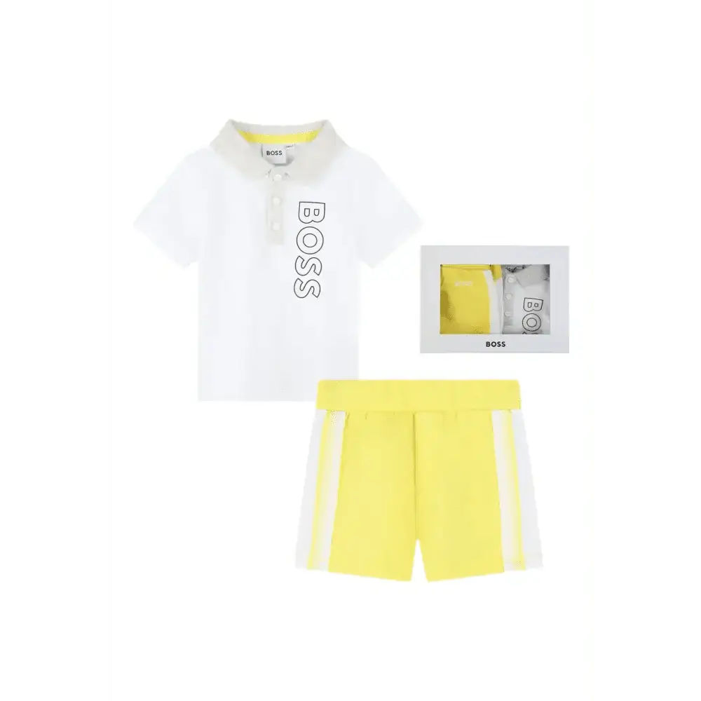 Completo Bambino Hugo Boss polo + shorts - Follower SRL