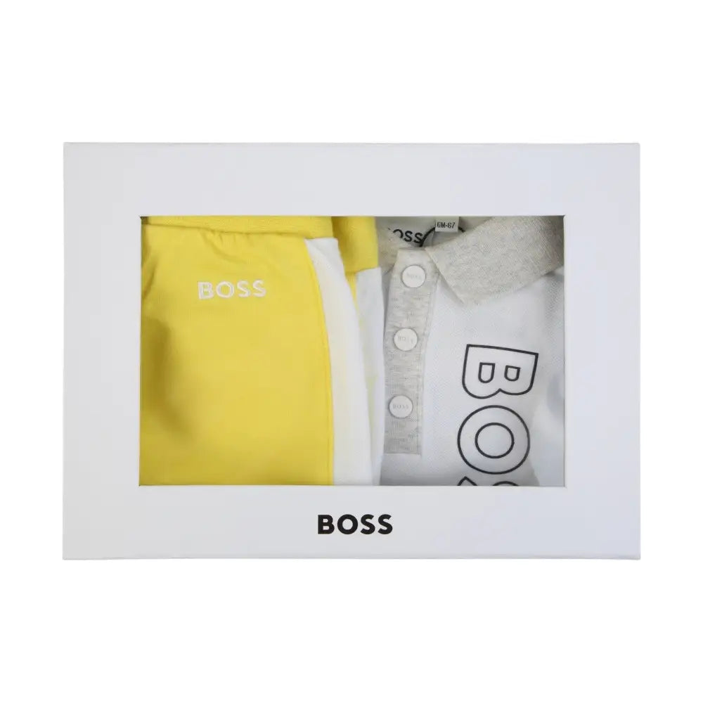 Completo Bambino Hugo Boss polo + shorts Hugo Boss