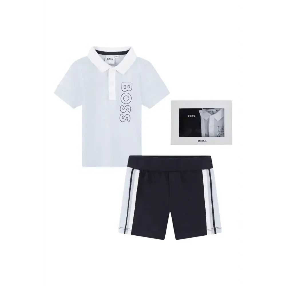 Completo Bambino Hugo Boss polo + shorts - Follower SRL