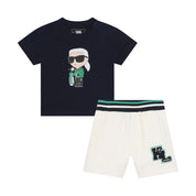 Completo Bambino unisex Karl Lagerfeld Set shorts e t-shirt Karl Lagerfeld