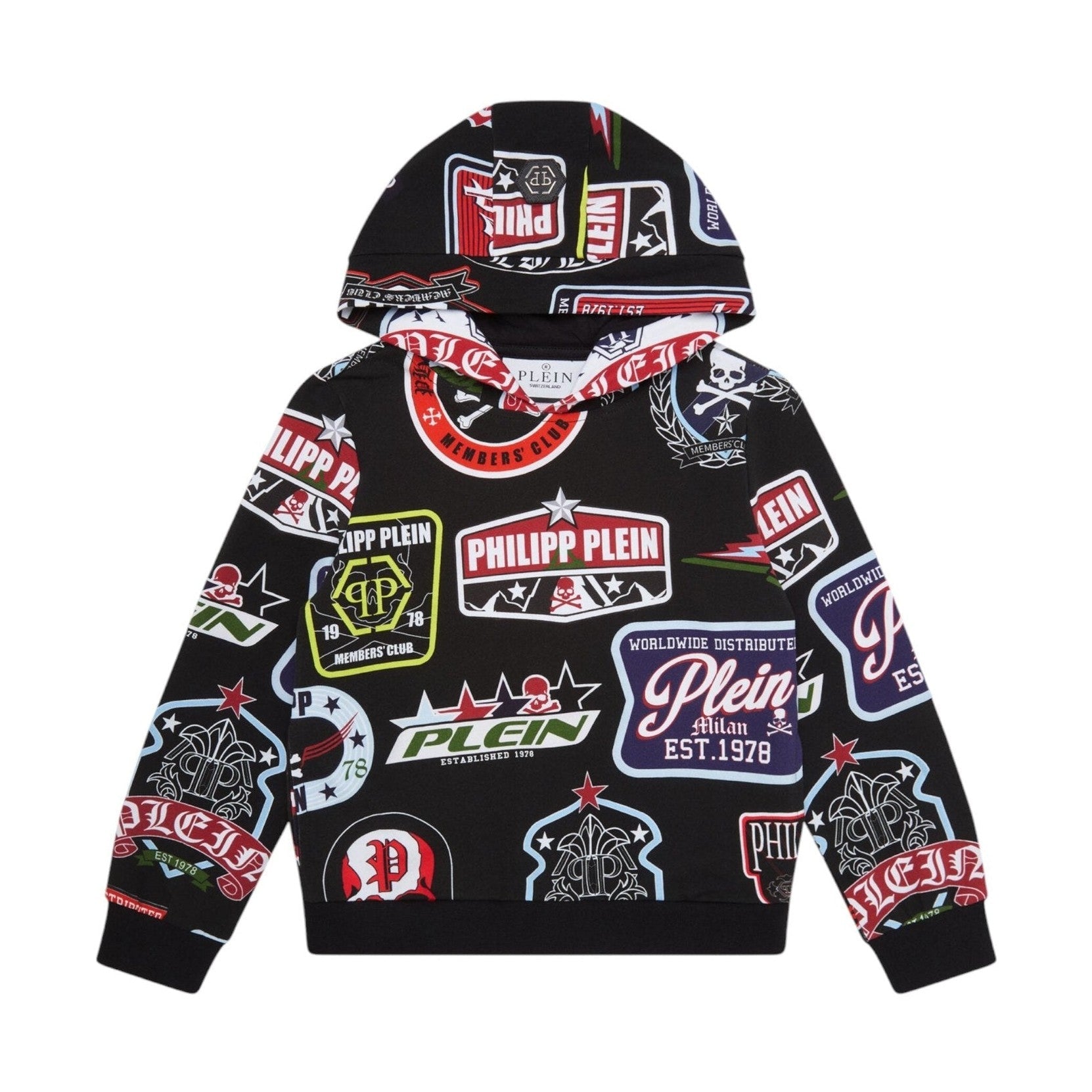 Felpa Bambino unisex Philipp Plein Patches Philipp Plein