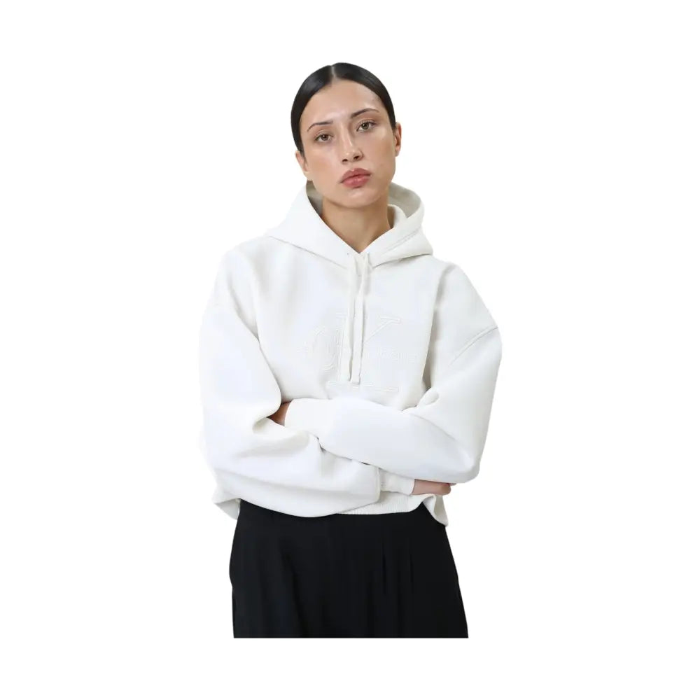 Felpa Cappuccio con Logo Donna Calvin Klein Jeans Calvin Klein Jeans